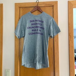 Tultex Heather Gray Tee with Purple Print